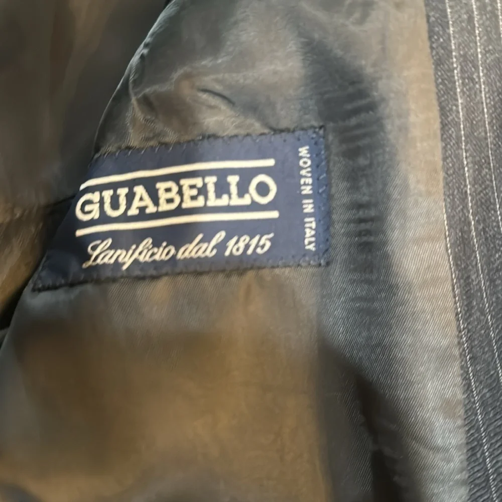 Principe Guabello quality black pin-striped blazer‎